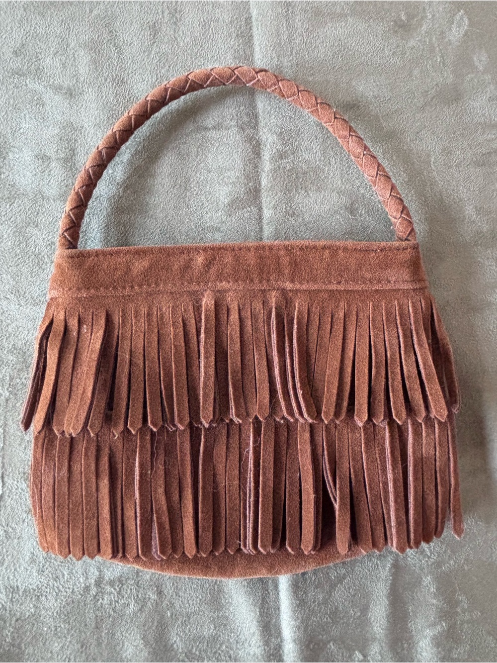 VINTAGE “Baby GAP” Y2K 2009 Edition Boho Faux Fringe HIPPIE PURSE  A+ Condition